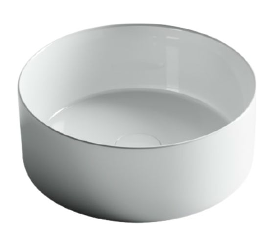 Умывальник чаша Ceramicanova Element накладная, круглая 358х358х137 мм CN6032