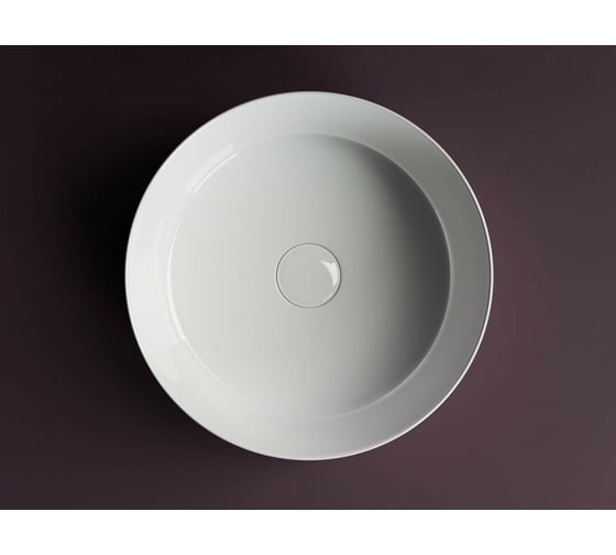Умывальник чаша Ceramicanova Element накладная, круглая 358х358х137 мм CN6032