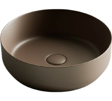 Умывальник чаша Ceramicanova Element накладная, темно-коричневый матовый 390х390х120 мм CN6022MDB