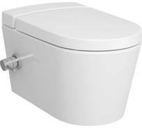 Безободковый подвесной унитаз Vitra Nest (c функцией биде, встроенным смесителем, с бачком Fresh для моющего средства)  5176B003-6233
