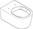 Унитаз подвесной Hansgrohe EluPura S 540, смыв AquaFall, белый 60193450 13