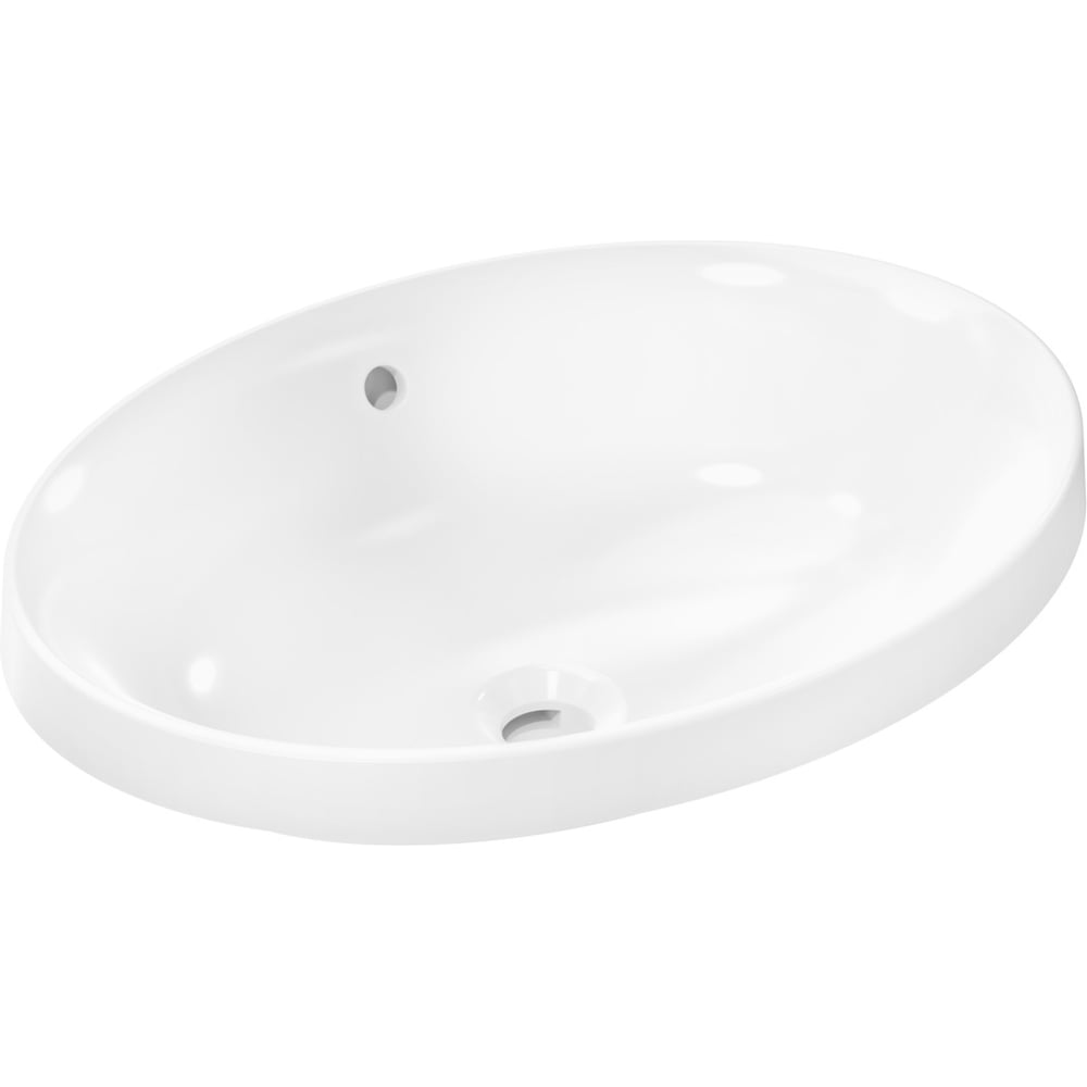 Раковина встраиваемая Hansgrohe Xuniva D 550x400, с переливом