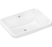Раковина встраиваемая Hansgrohe Xuniva Q 550x400 с переливом, белый 60158450