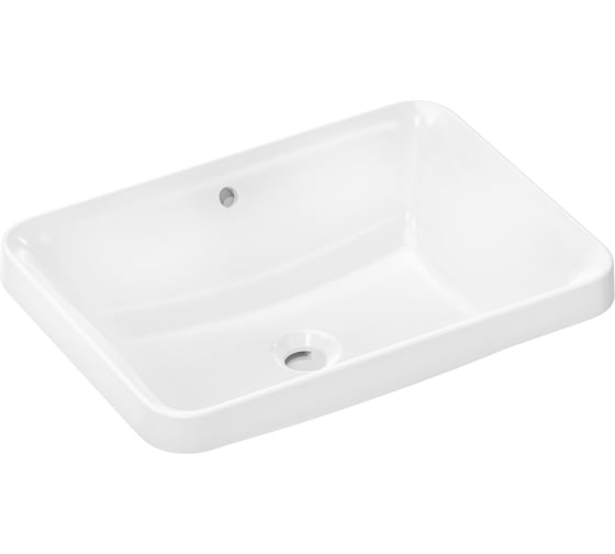 Раковина встраиваемая Hansgrohe Xuniva Q 550x400 с переливом, белый 60158450