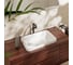 Раковина встраиваемая Hansgrohe Xuniva Q 550x400 с переливом, белый 60158450 4