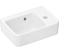 Раковина гостевая Hansgrohe Xanuia Q 360x250, с отверстием под смеситель и переливом, белый 60129450