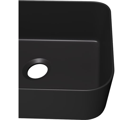 Раковина для ванной накладная Teymi Helmi Mini 40, черный матовый T50288 ЦБ-00270607