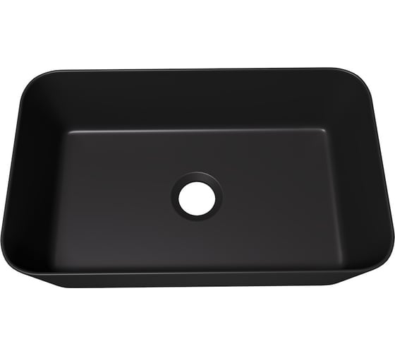 Раковина для ванной накладная Teymi Helmi Mini 48 черный матовый T50287 ЦБ-00270413