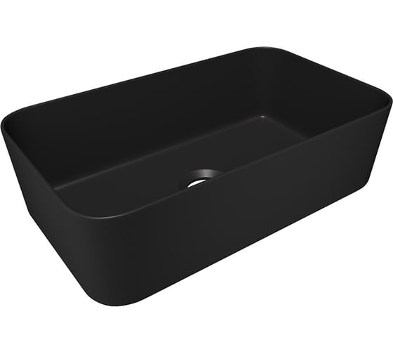 Раковина для ванной накладная Teymi Helmi Mini 48 черный матовый T50287 ЦБ-00270413