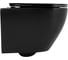 Унитаз подвесной безободковый BelBagno COLORATO с креплением, чёрный матовый, BB062CHR-MB 4
