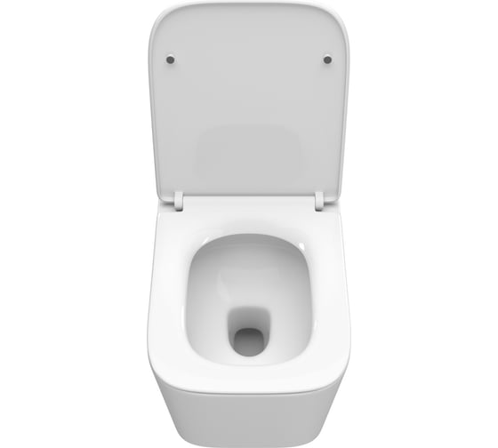 Унитаз подвесной BelBagno DUE-TOR безободковый, с системой смыва "Торнадо", с сиденьем soft close, BB5171CH-TOR/SC