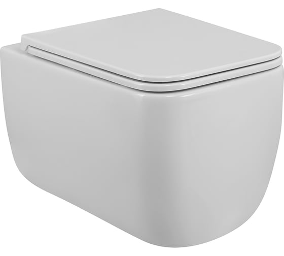 Унитаз подвесной безободковый BelBagno LUCE-TOR с сиденьем дюропласт soft close, BB076CH-TOR/SC