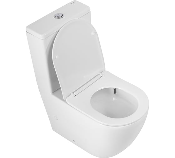 Чаша унитаза безободкового BelBagno SFERA-TOR P-trap, смыв TORNADO BB2141CP-TOR