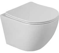 Чаша унитаза подвесного безободкового BelBagno SFERA-TOR смыв TORNADO BB046CH-TOR