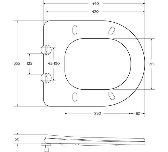 Чаша безободкового унитаза BelBagno STEAM с сиденьем дюропласт soft close, P-trap, BB130CPR/SC