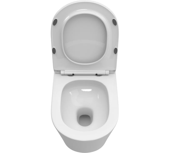 Унитаз подвесной BelBagno TRE-TOR безободковый, с системой смыва "Торнадо", с сиденьем soft close, BB5180CH-TOR/SC