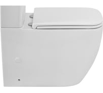 Чаша унитаза безободкового BelBagno LUCE-TOR со смывом "Торнадо" с сиденьем дюропласт soft close, P-trap, BB2197CP-TOR/SC