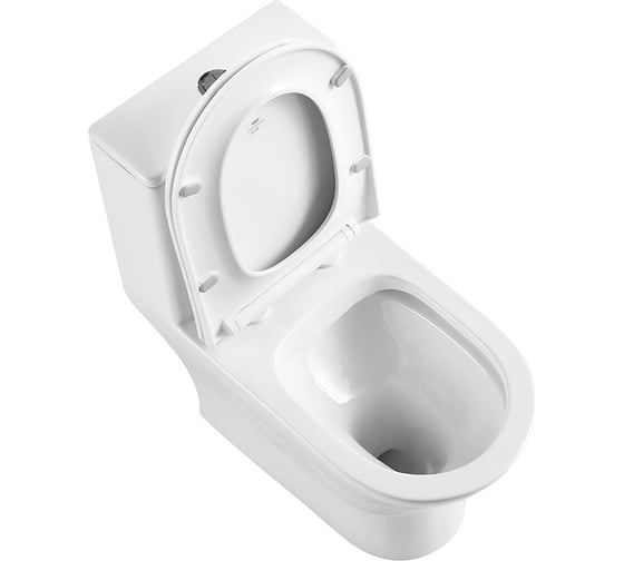 Унитаз-моноблок BelBagno LOUNGE с сиденьем дюропласт soft close, P-trap BB8618CPR-MN/SC