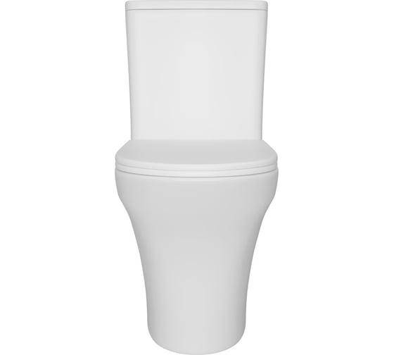 Унитаз напольный Teymi Ellie Vortex безободковый, сиденье микролифт T40206 ЦБ-00269643