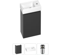 Комплект подвесной тумбы с раковиной для ванной и туалета Wellsee WC Area в наборе 3 в 1 20216822R