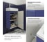 Комплект подвесной тумбы с раковиной для ванной и туалета Wellsee WC Area в наборе 7 в 1 20216914R 7