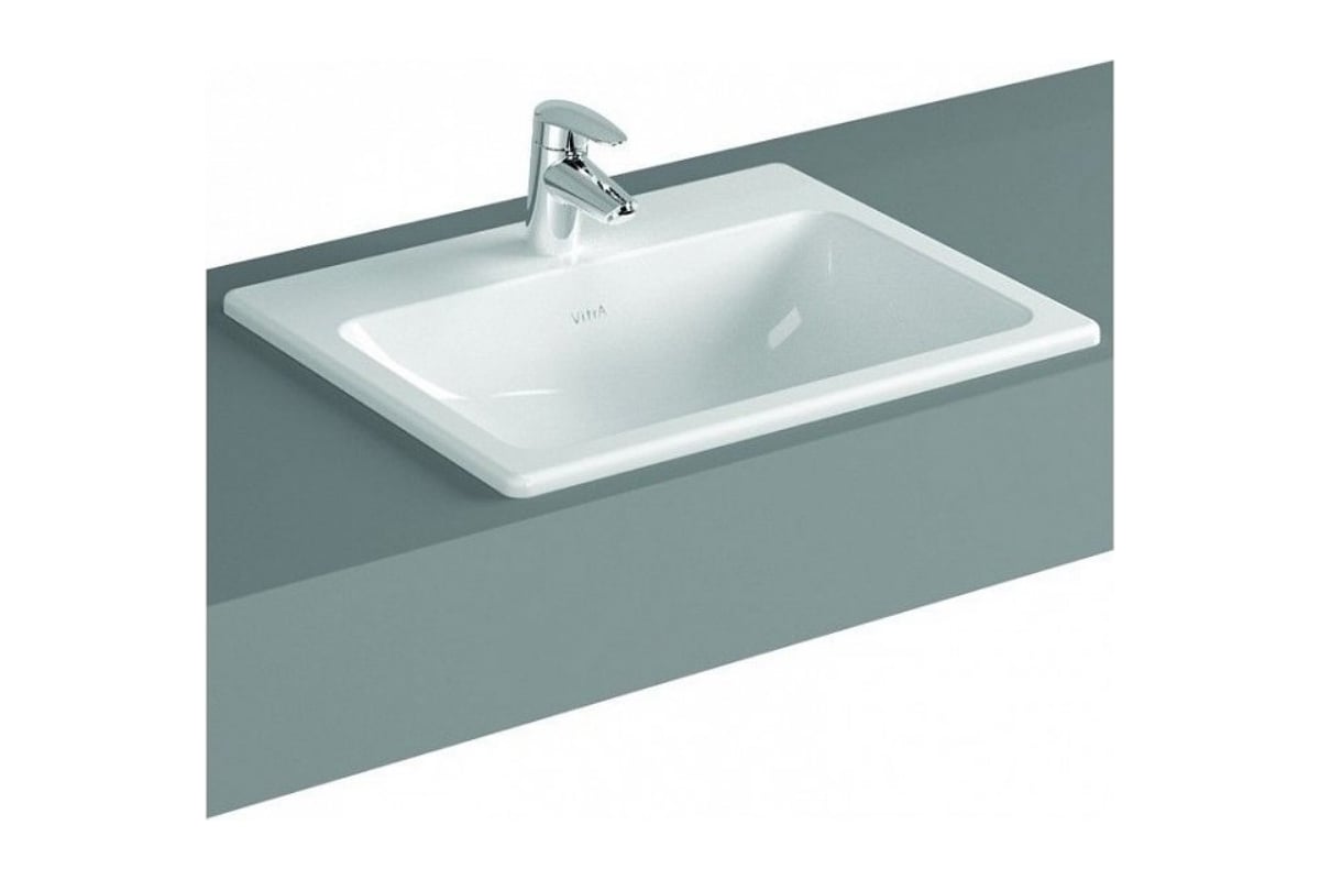 Раковина Vitra S20 накладная, 45 см 5463B003-0001 - выгодная цена ...