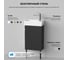 Комплект подвесной тумбы с раковиной для ванной и туалета Wellsee WC Area в наборе 6 в 1 20216882R 8