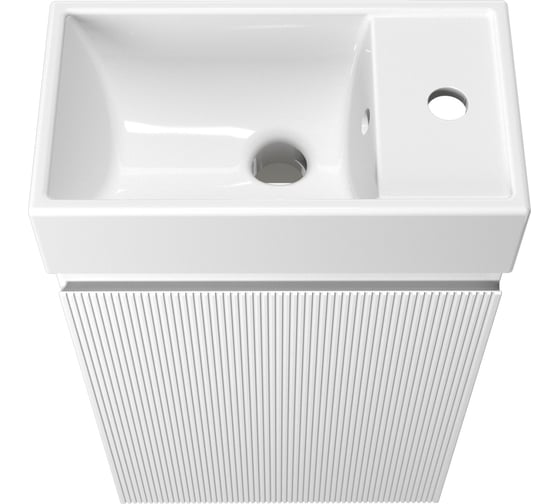 Комплект подвесной тумбы с раковиной для ванной и туалета Wellsee WC Area в наборе 7 в 1 20216901R