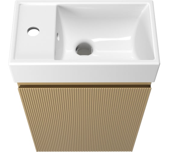 Комплект подвесной тумбы с раковиной для ванной и туалета Wellsee WC Area в наборе 7 в 1 20216913R