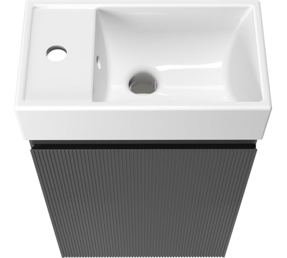 Комплект подвесной тумбы с раковиной для ванной и туалета Wellsee WC Area в наборе 9 в 1 20216957R