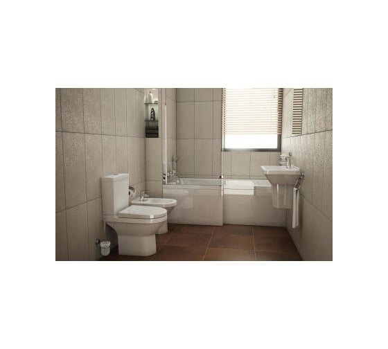 Комплект Vitra: безободковый унитаз S50 Rim-ex Open-back с сиденьем микролифт 9797B003-7204