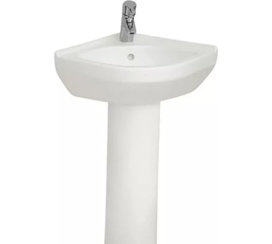 Угловая раковина Vitra S50 40 см, цвет белый 5306B003-0999