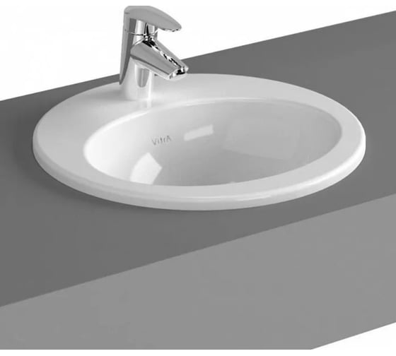 Раковина Vitra S20 накладная, круглая, 48 см. 5467B003-0001