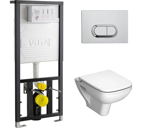 Комплект Vitra: подвесной унитаз S20 с сиденьем микролифт 9004B003-7204 1