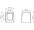 Комплект Vitra: подвесной унитаз S20 с сиденьем микролифт 9004B003-7204 9