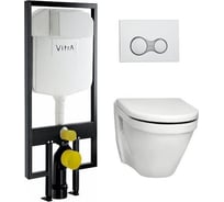 Комплект Vitra: подвесной унитаз S50 с сиденьем с микролифтом 9003B003-7200