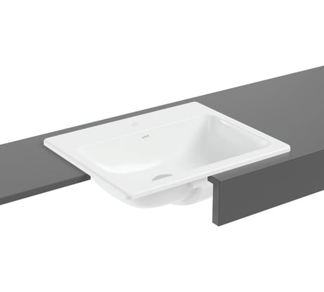 Раковина Vitra S20 накладная, прямоугольная, 55 см. 5465B003-0001