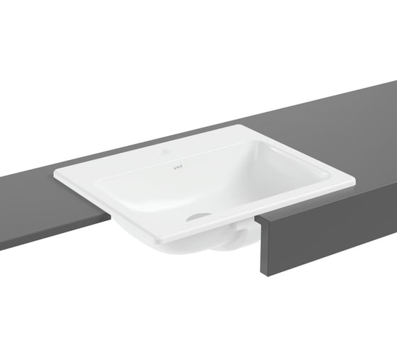 Раковина Vitra S20 накладная, прямоугольная, 55 см. 5465B003-0001
