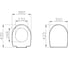 Комплект Vitra: подвесной унитаз Arkitekt 9005B003-7211 10