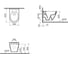 Подвесной безободковый унитаз Vitra S50 7740B003-0075 3