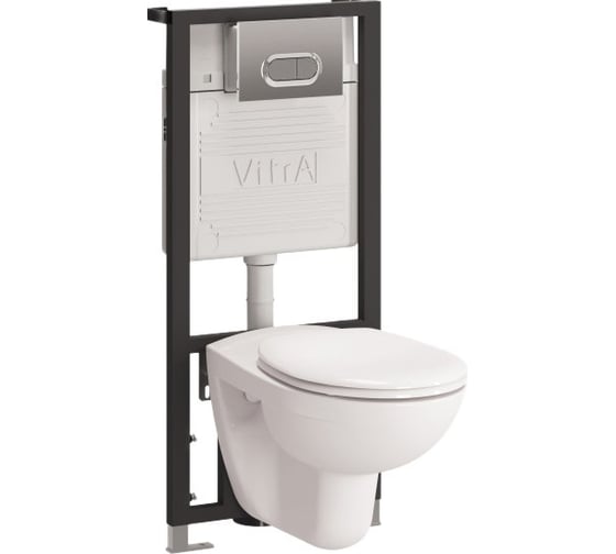 Комплект Vitra: подвесной унитаз Normus со скрытой системой смыва 9773B003-7202