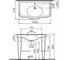Раковина Vitra Efes 100 см., одно отверстие под смеситель 6209B003-0001 5