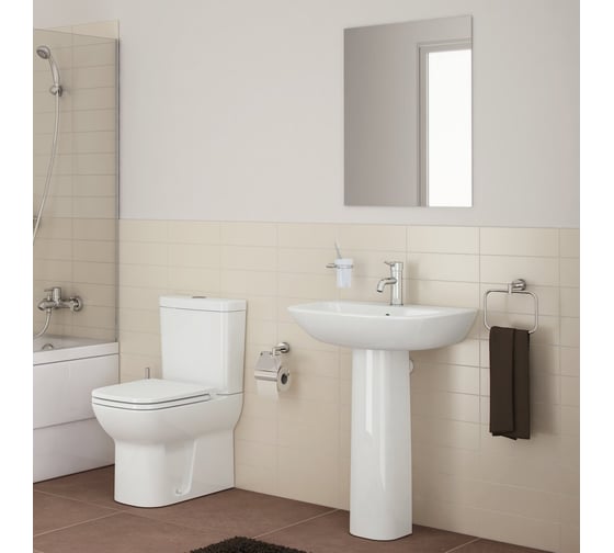 Комплект Vitra: пристенный унитаз S20 61,5 см с сиденьем микролифт 9800B003-7204