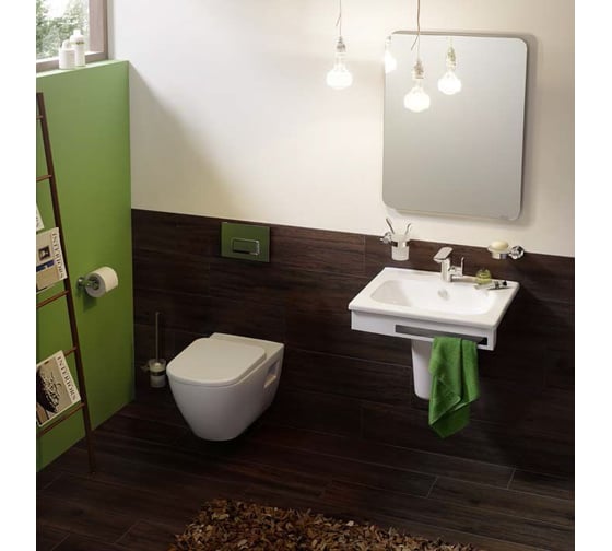 Подвесной унитаз с бачком для чистящей жидкости Vitra D-Light 5910B003-1086