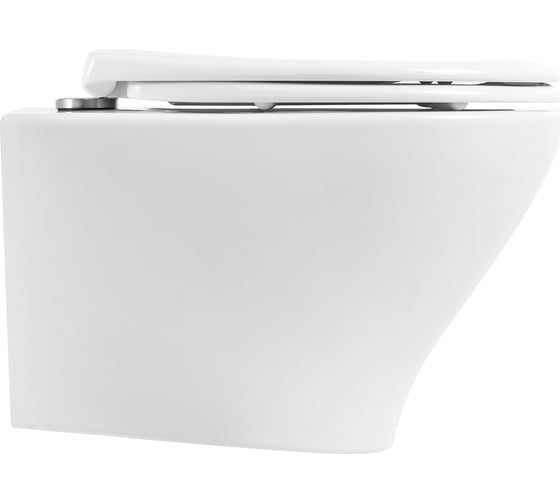 Подвесной безободковый унитаз BelBagno ACQUA BB340CHR
