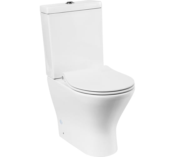 Чаша безободкового унитаза BelBagno ACQUA P-trap BB340CPR