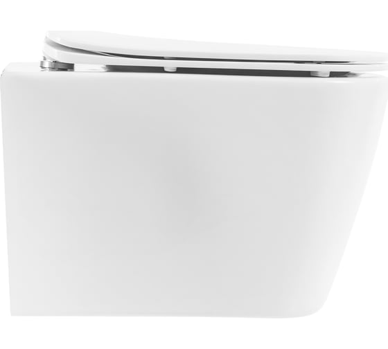Чаша подвесного безободкового унитаза BelBagno ALBANO с креплением, P-trap BB120CHR