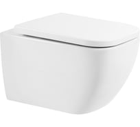 Чаша безободкового подвесного унитаза BelBagno ALPINA BB10100CHR