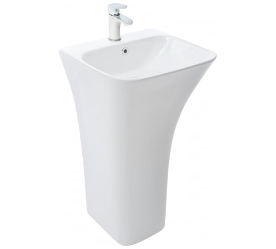 Напольная раковина WeltWasser WW ROTBACH белая глянец, 450х435х835 007 GL-WT 10000005492
