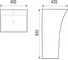 Напольная раковина WeltWasser WW ROTBACH белая глянец, 450х435х835 007 GL-WT 10000005492 2